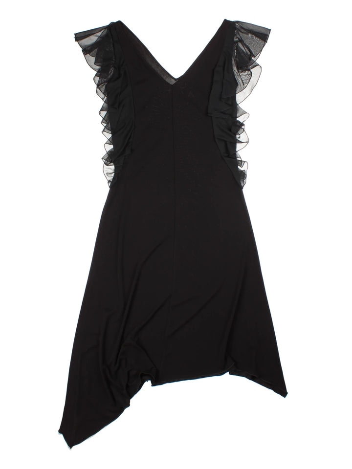 Y2K Morgan Ruffle Midi Dress (Size XS)