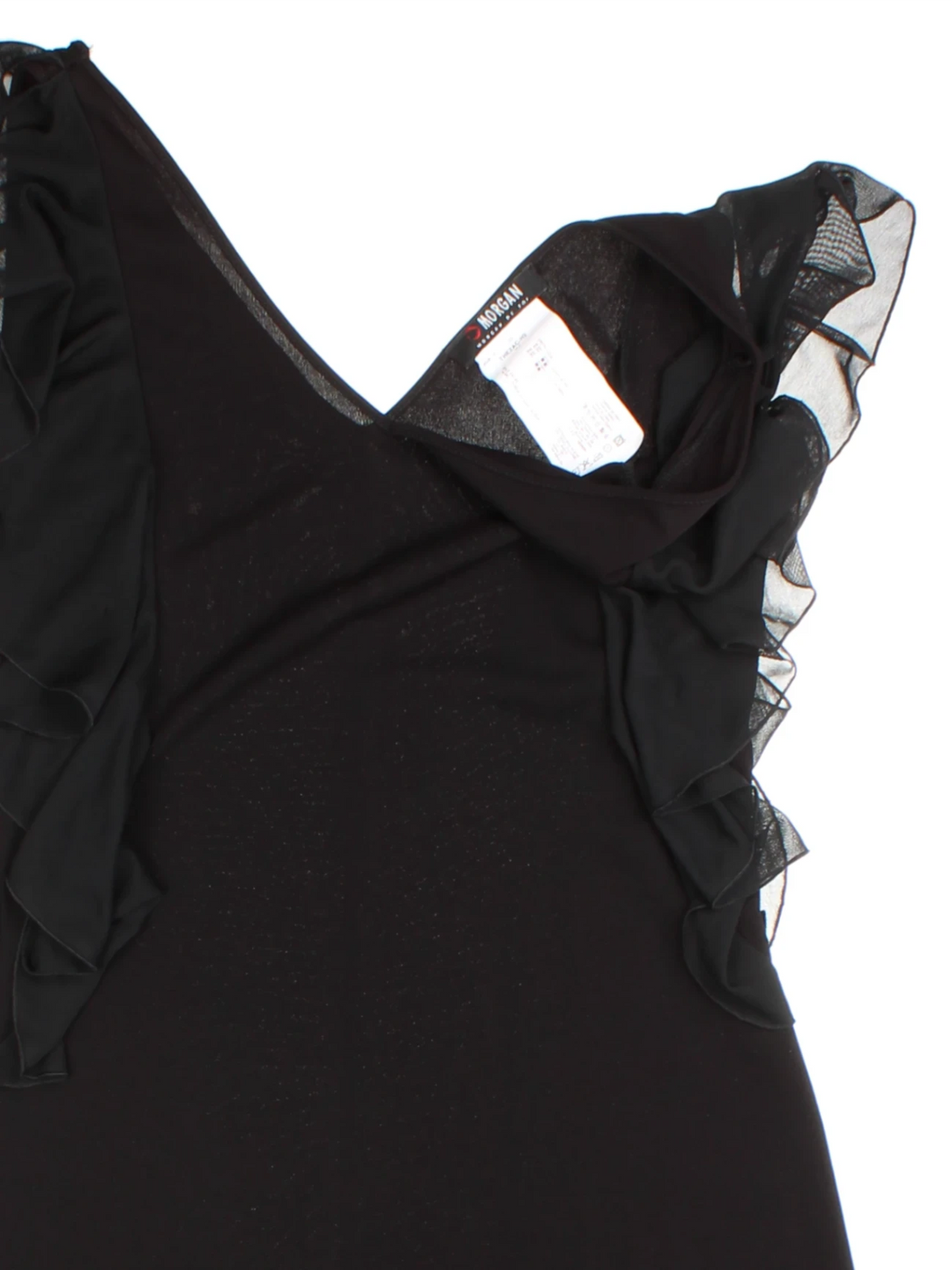 Y2K Morgan Ruffle Midi Dress (Size XS)