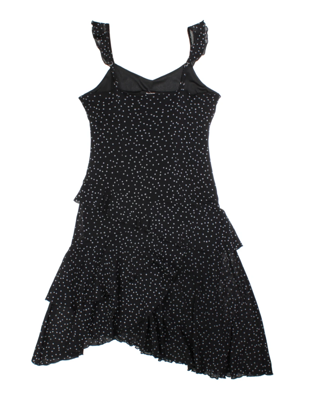 Y2K Polka Dot Midi Dress (Size S)