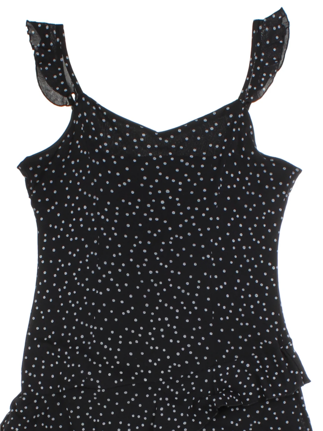 Y2K Polka Dot Midi Dress (Size S)