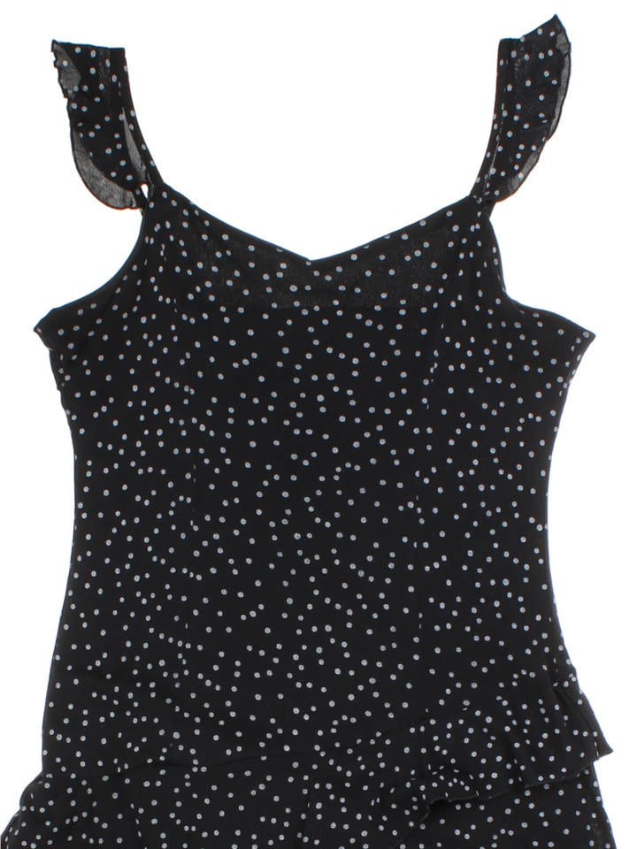 Y2K Polka Dot Midi Dress (Size S)