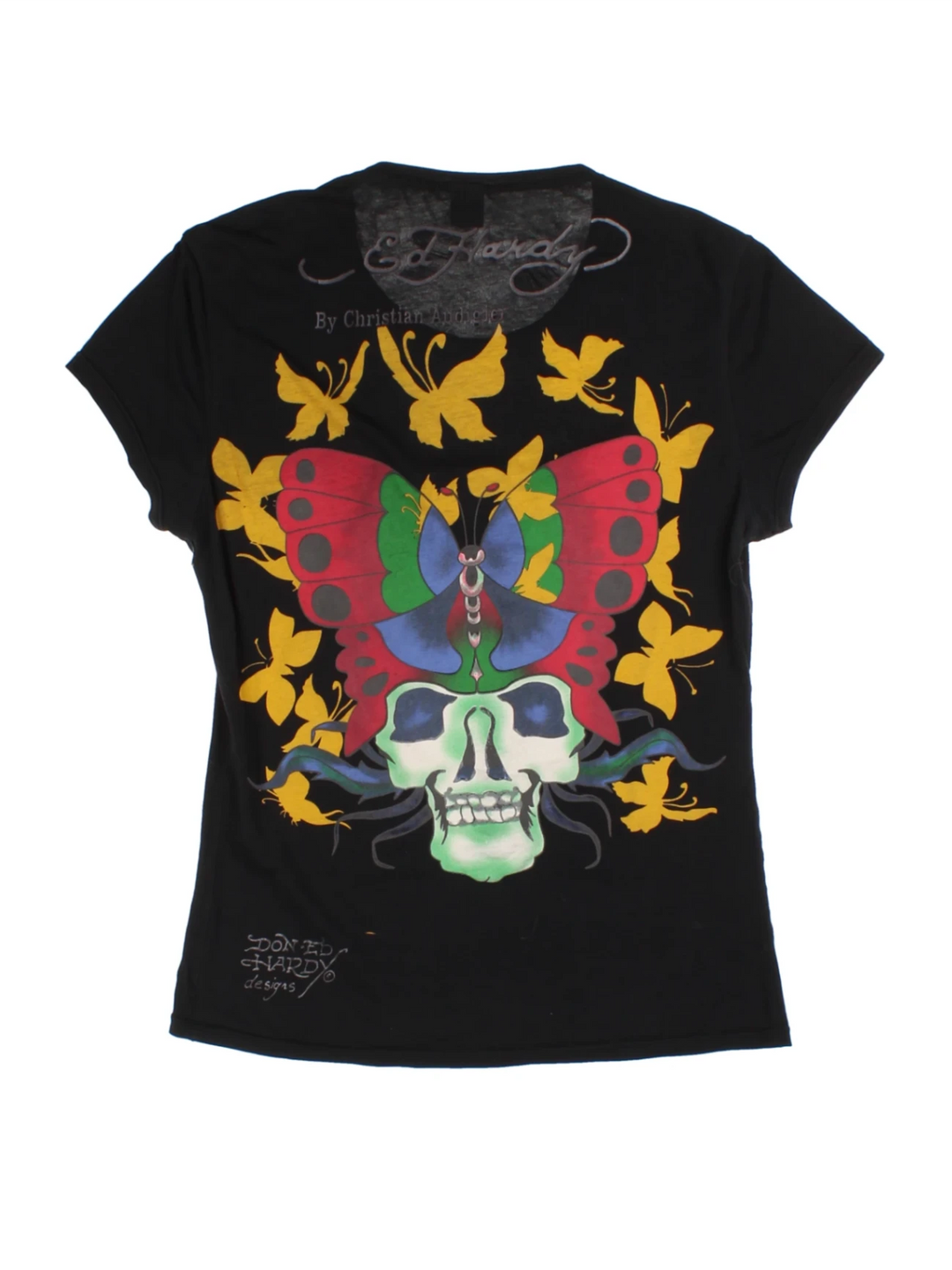 Y2K Ed Hardy Graphic T-Shirt (Size M)