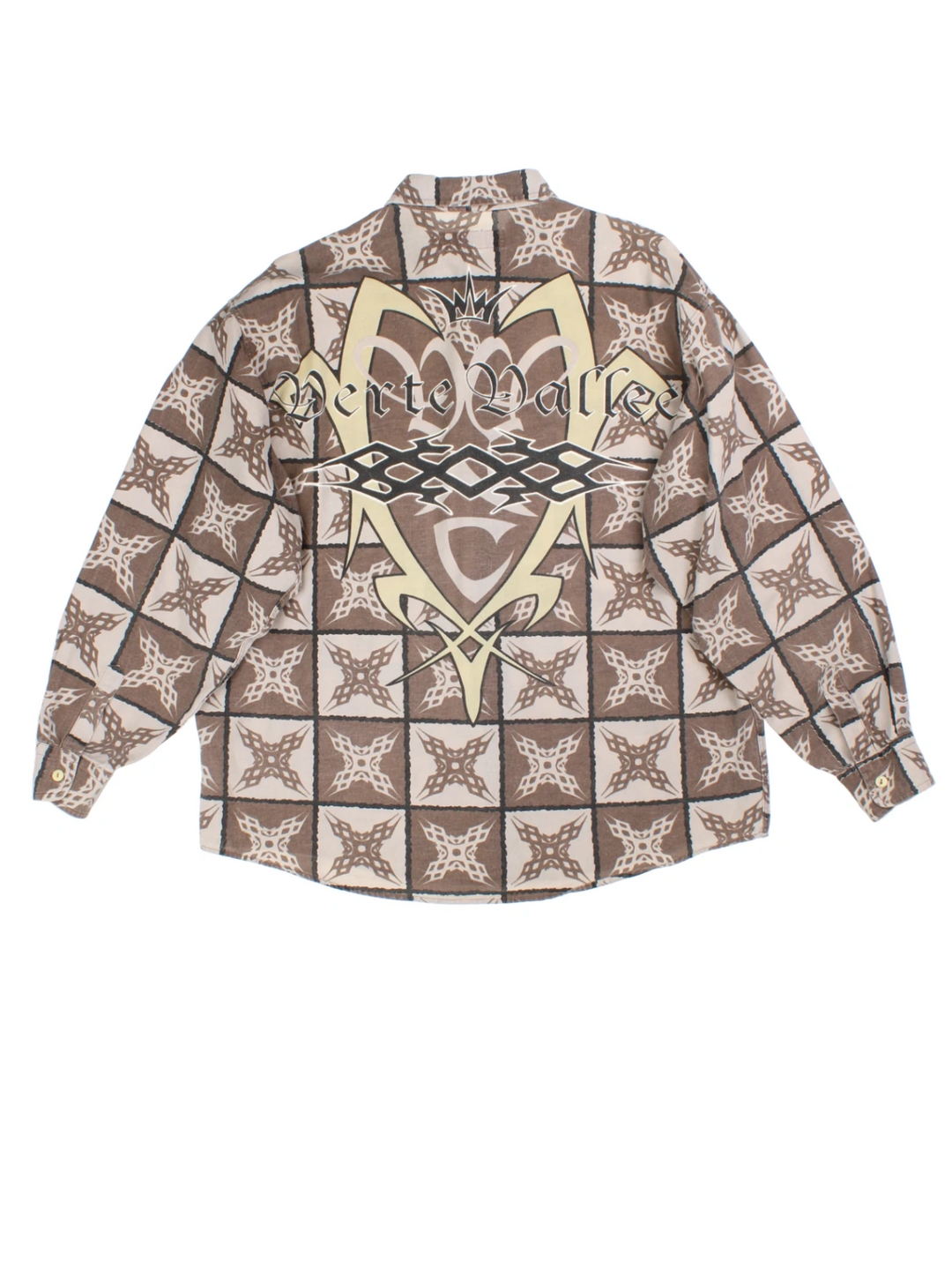 Tattoo Y2K Print Shirt (Size XXL)