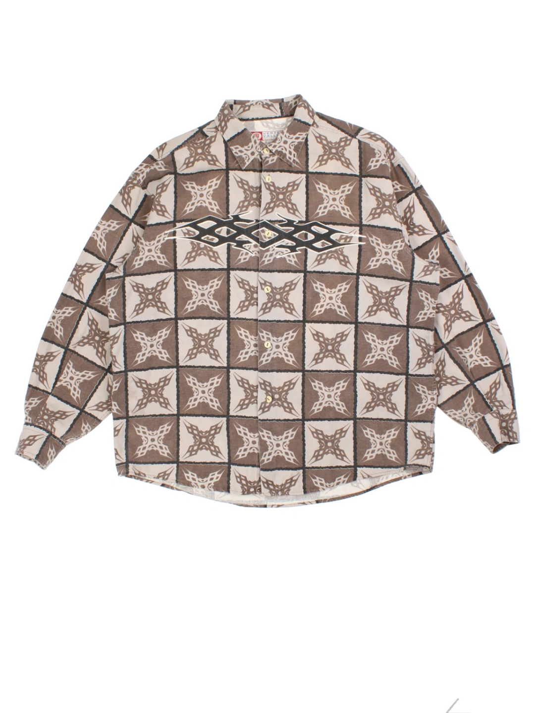 Tattoo Y2K Print Shirt (Size XXL)