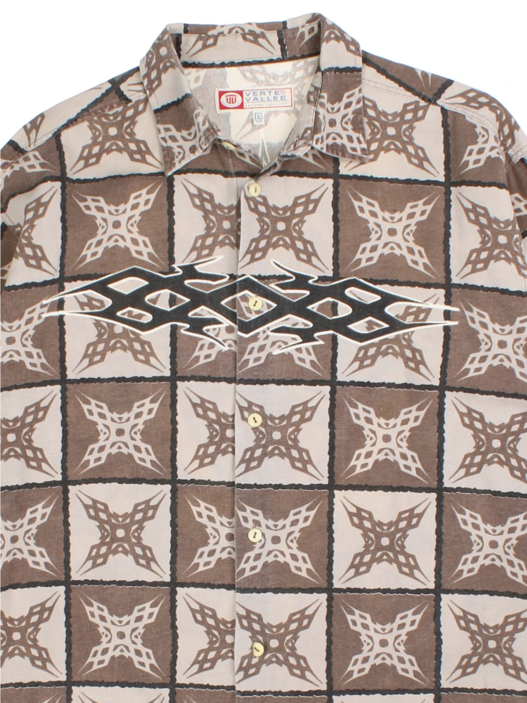 Tattoo Y2K Print Shirt (Size XXL)