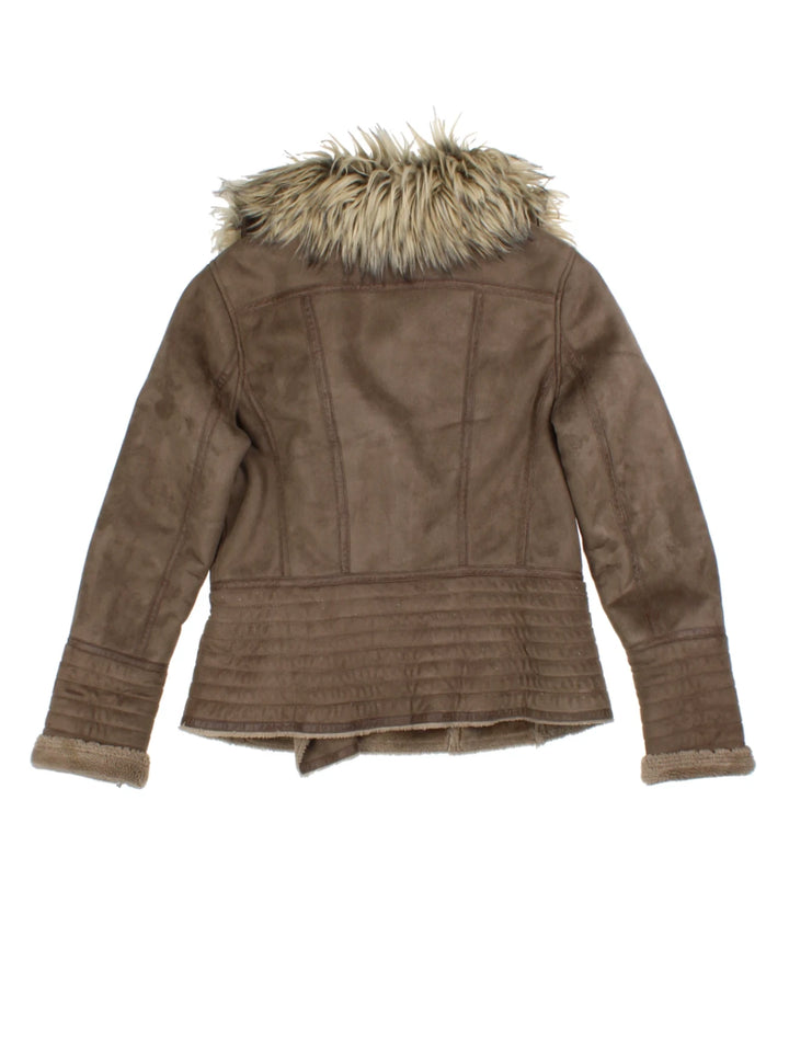Y2K Guess Faux Fur Jacket (Size S)