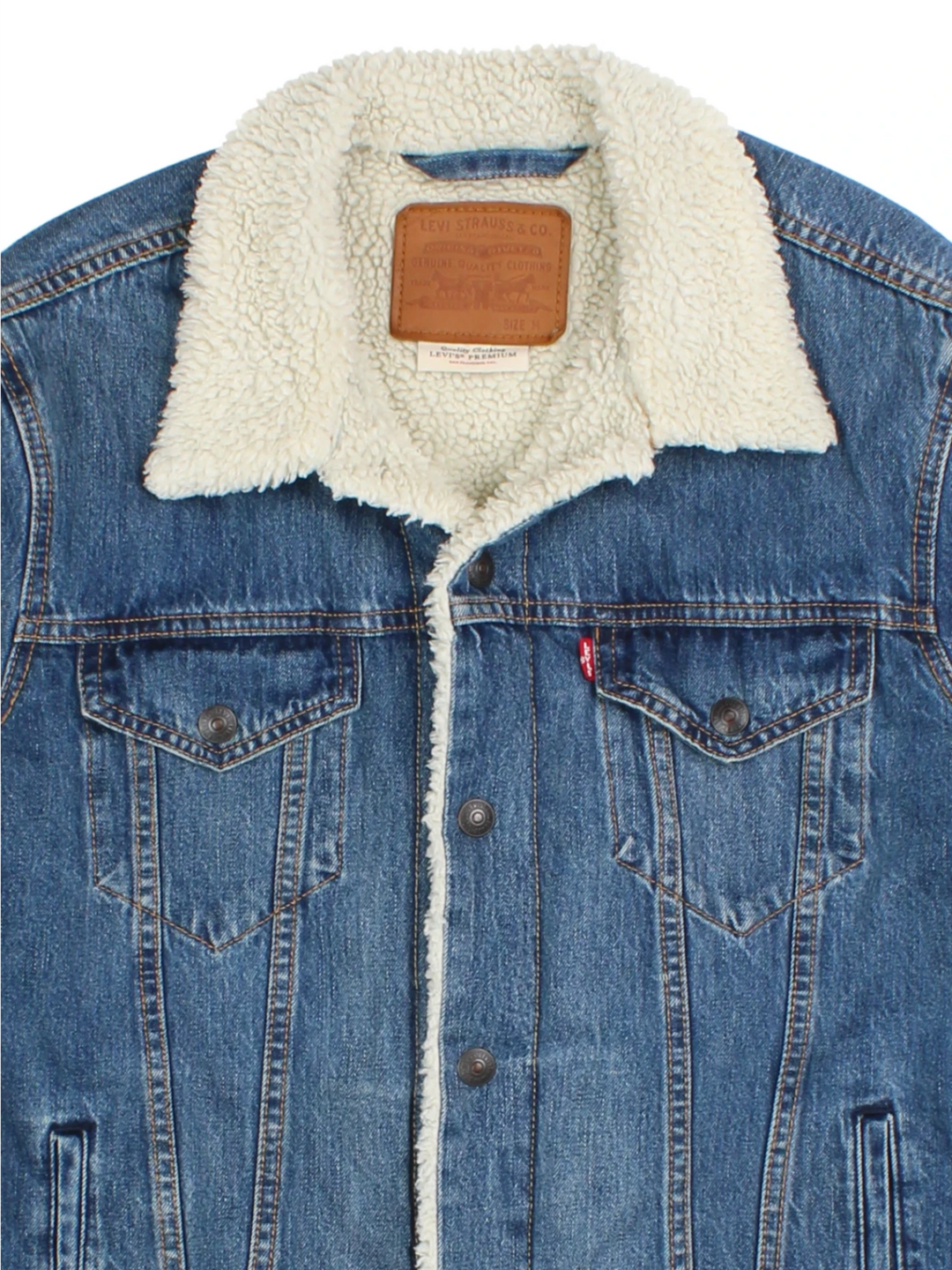 Levi Strauss Sherpa Trucker Jacket (Size M)