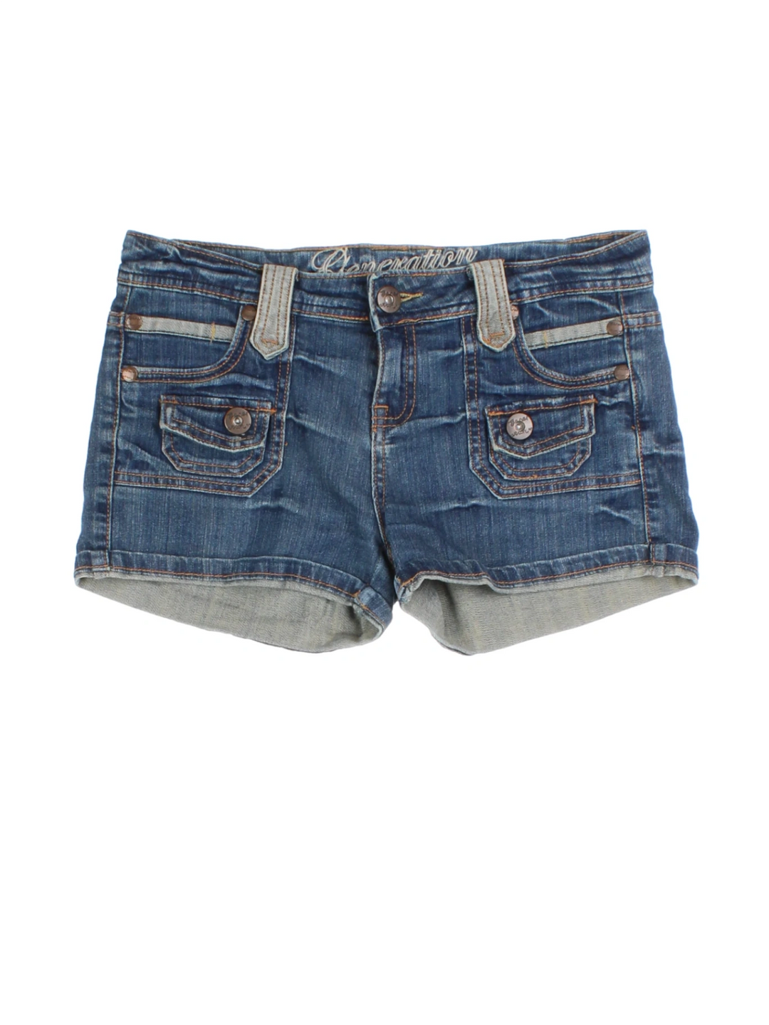 Y2K Denim Shorts (Size XS)
