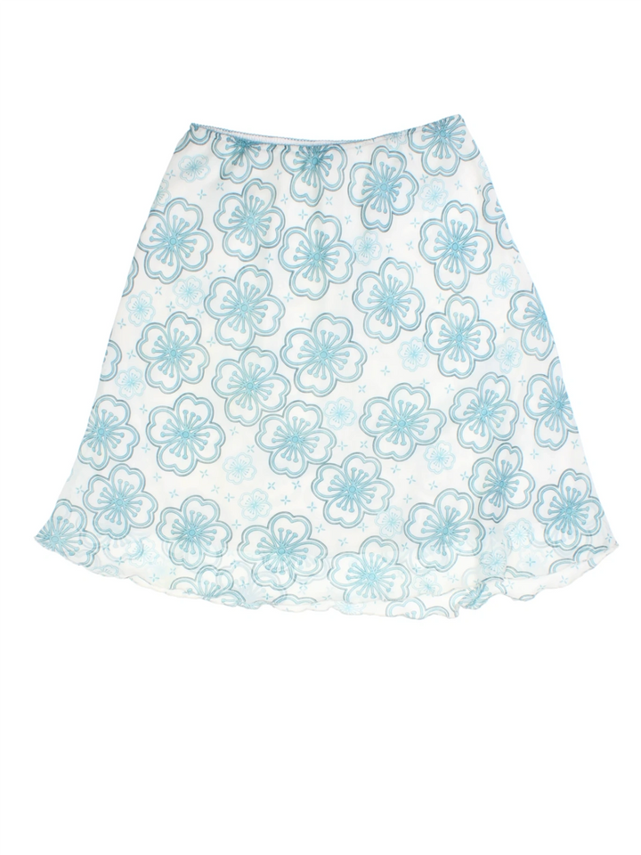 Y2K Floral Midi Skirts (Size M)
