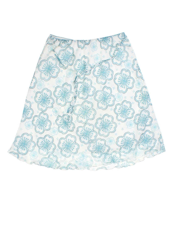 Y2K Floral Midi Skirts (Size M)
