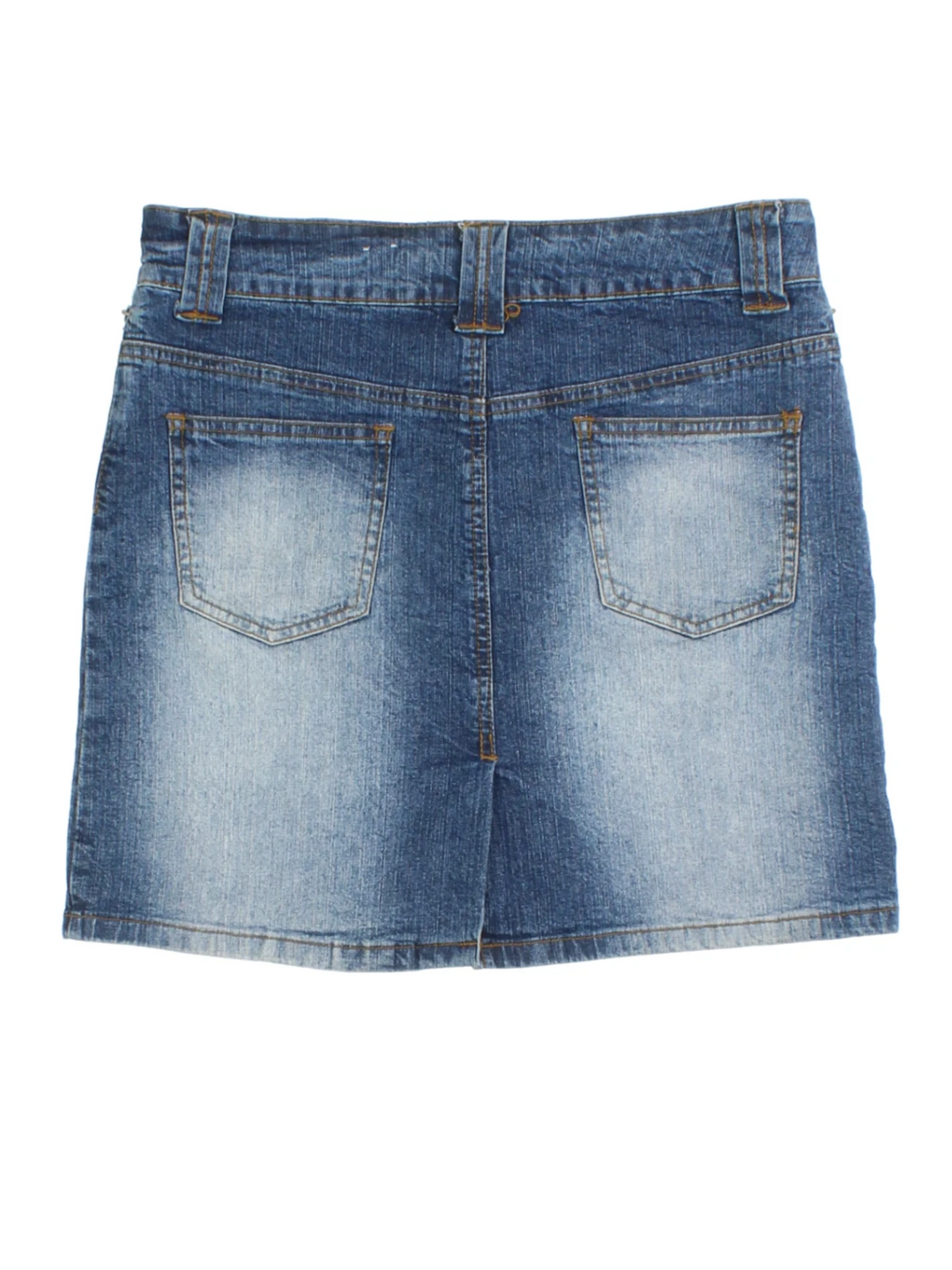 Y2K Denim Mini Skirt (Size S)