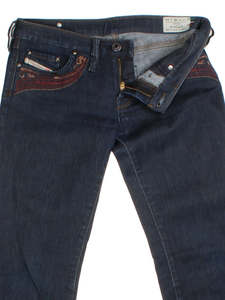 Y2K Low Rise Diesel Jeans (Size XS)