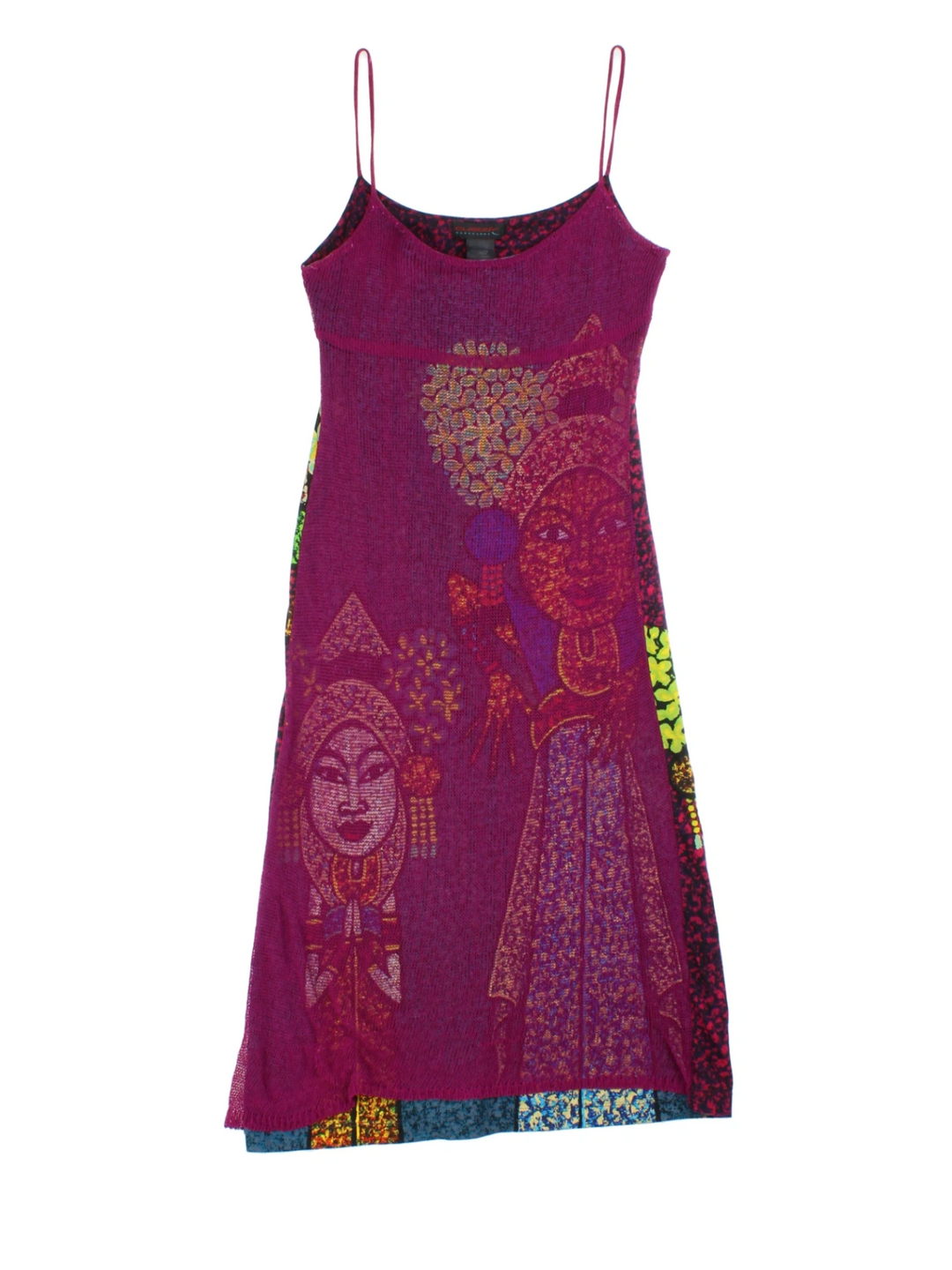 Y2K Knitted Midi Dress (Size XXS)