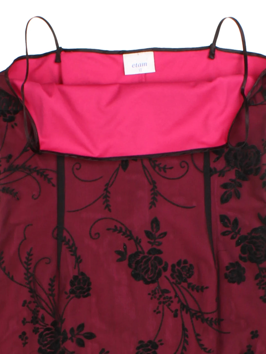 Y2K Sheer Layered Midi Dress (Size XS)