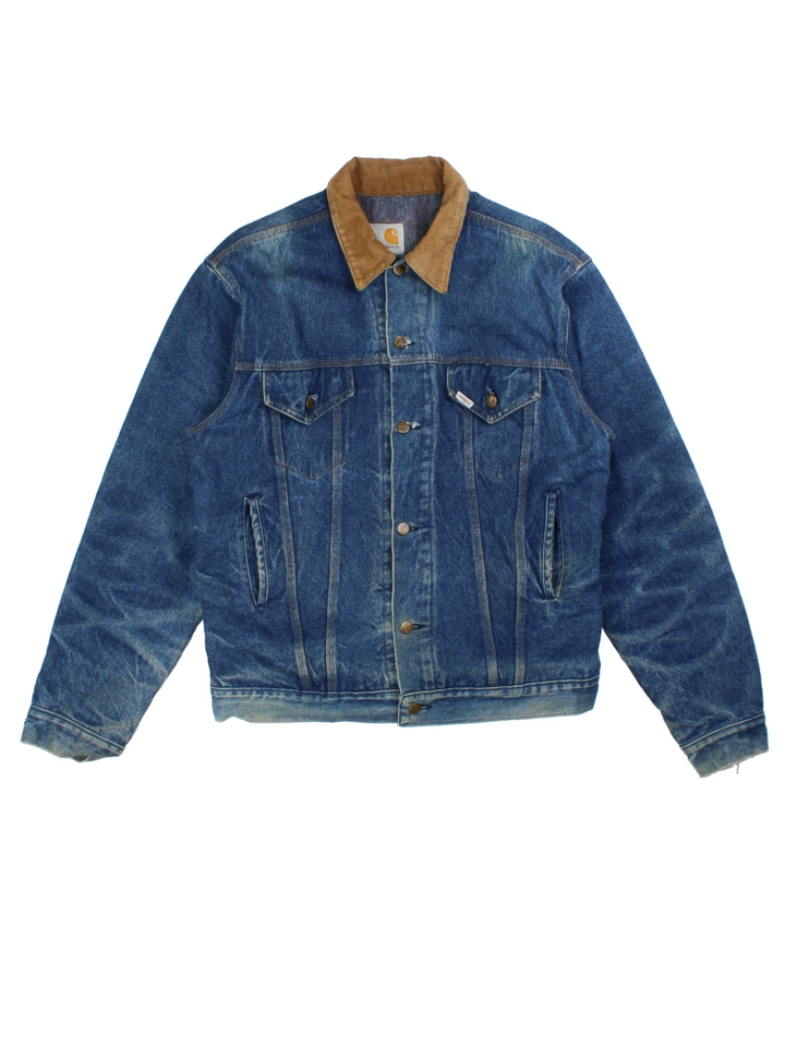 Carhartt Blanket Lined Denim Jacket (Size L)