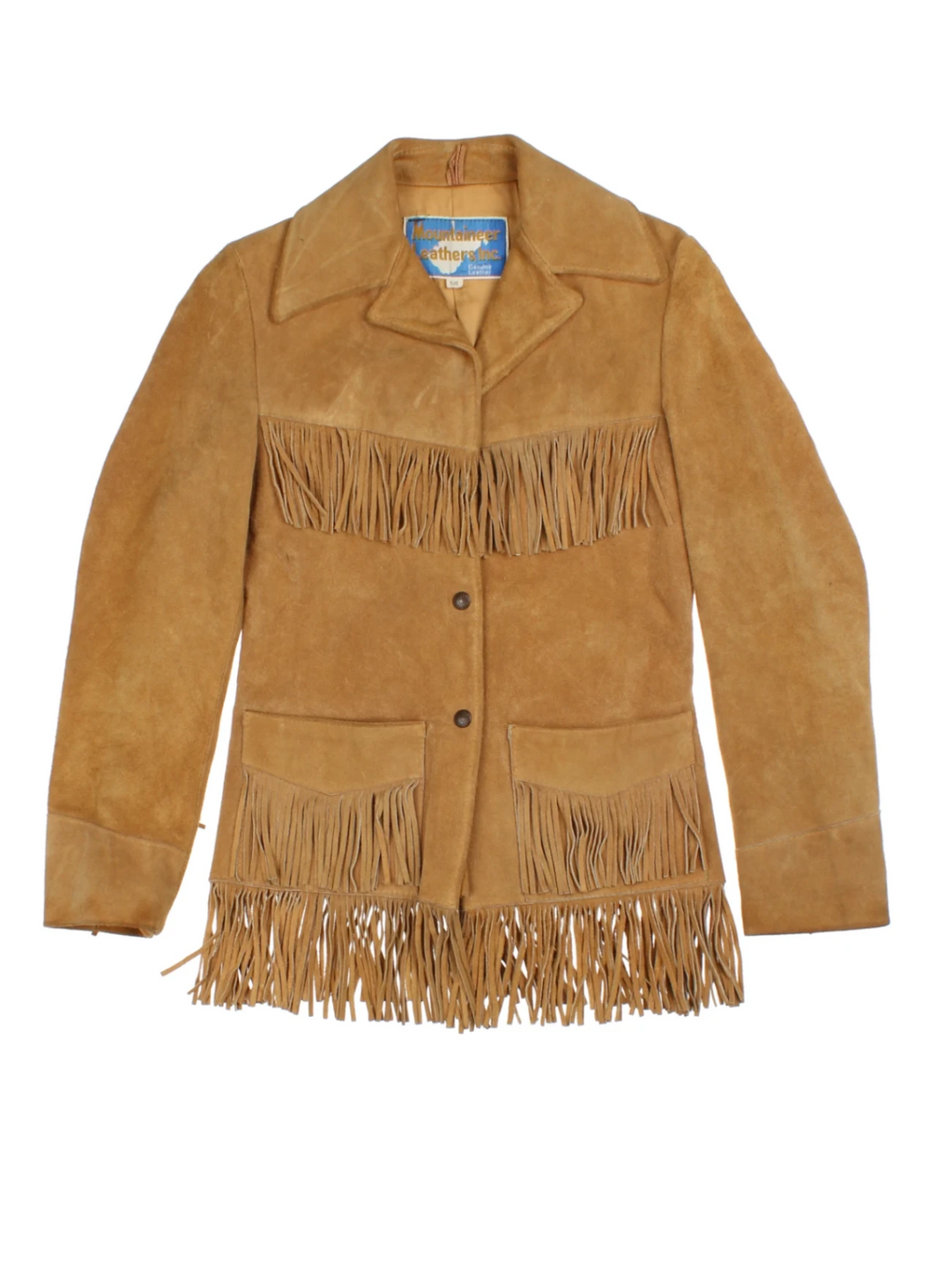 70's Fringe Suede Western Jacket (Size XXS)