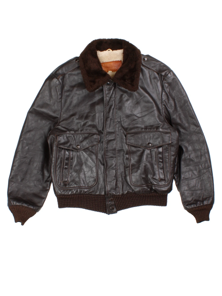 G-1 U.S Airforce Leather Flight Jacket (Size XL)