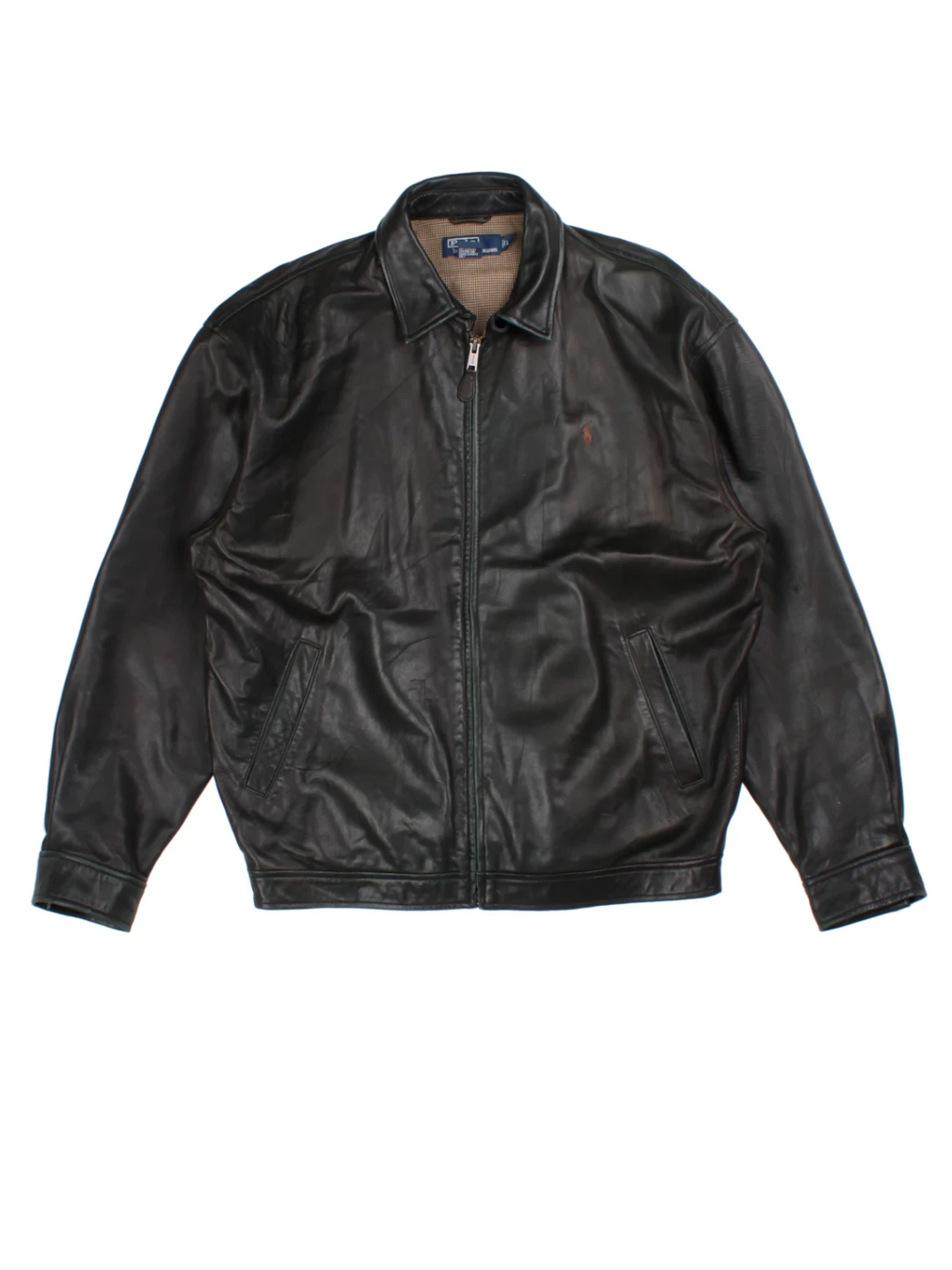Ralph Lauren Harrington Leather Jacket (Size L)