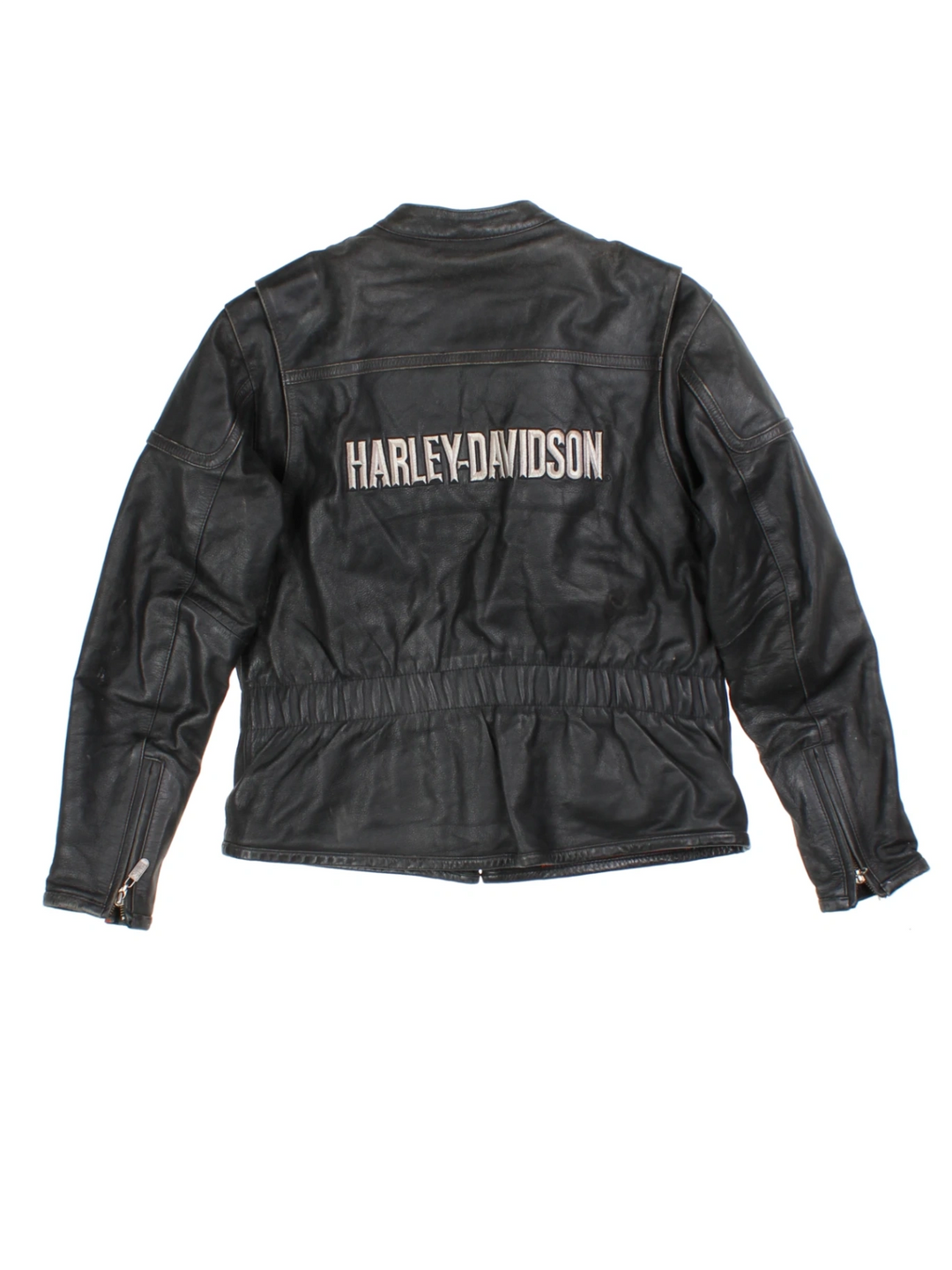 Harley-Davidson Leather Leather Biker Jacket (Size M)