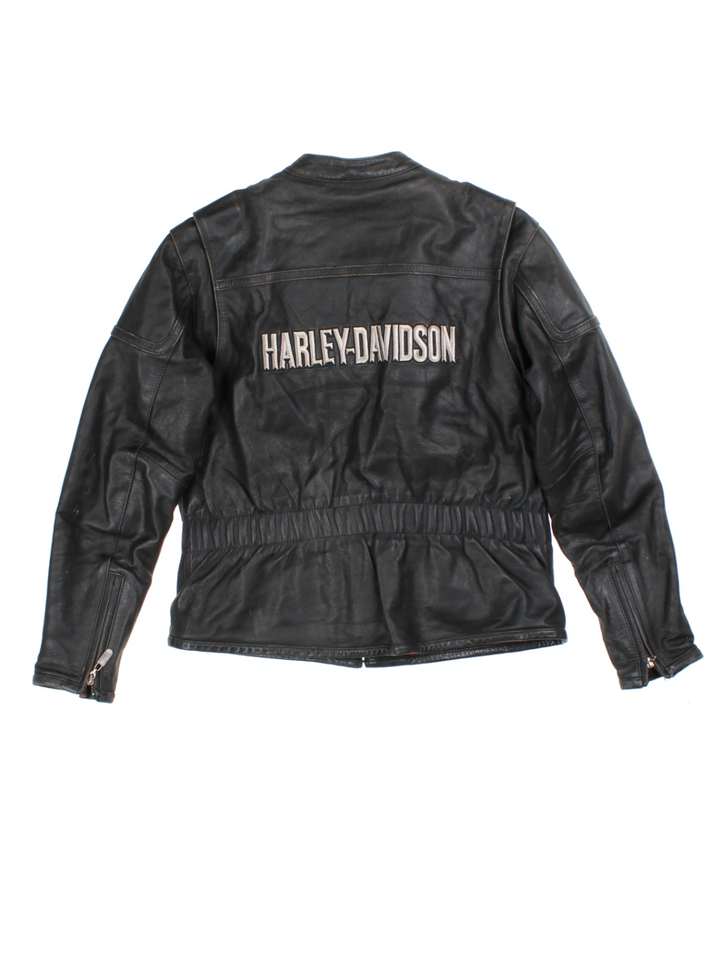 Harley-Davidson Leather Leather Biker Jacket (Size M)