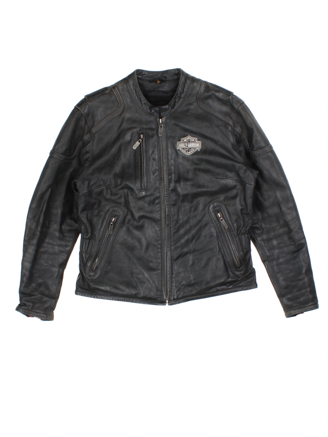 Harley-Davidson Leather Leather Biker Jacket (Size M)