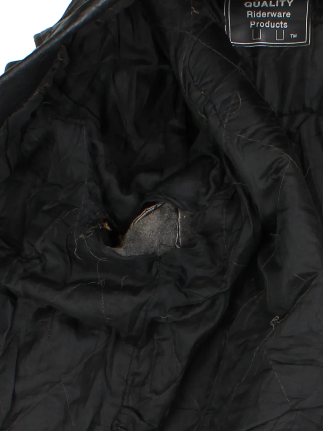 Leather Biker Jacket (Size XXL)