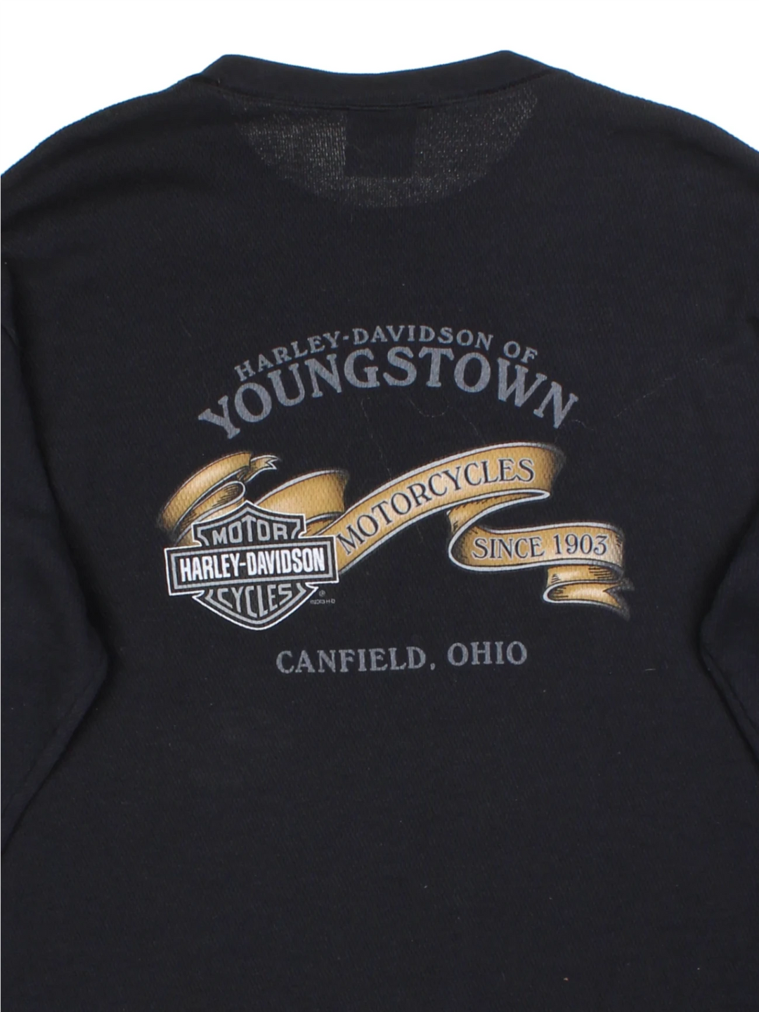 Harley-Davidson Canfield Ohio Long Sleeved T-Shirt (Size L)