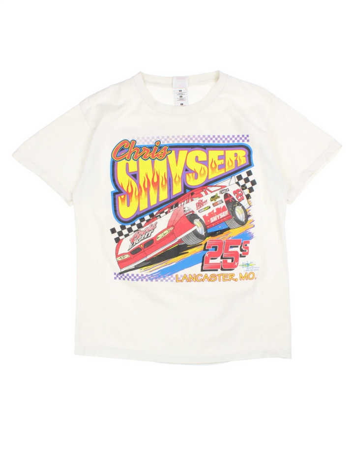 Chris Smyser Racing Car Graphic T Shirt (Size M)