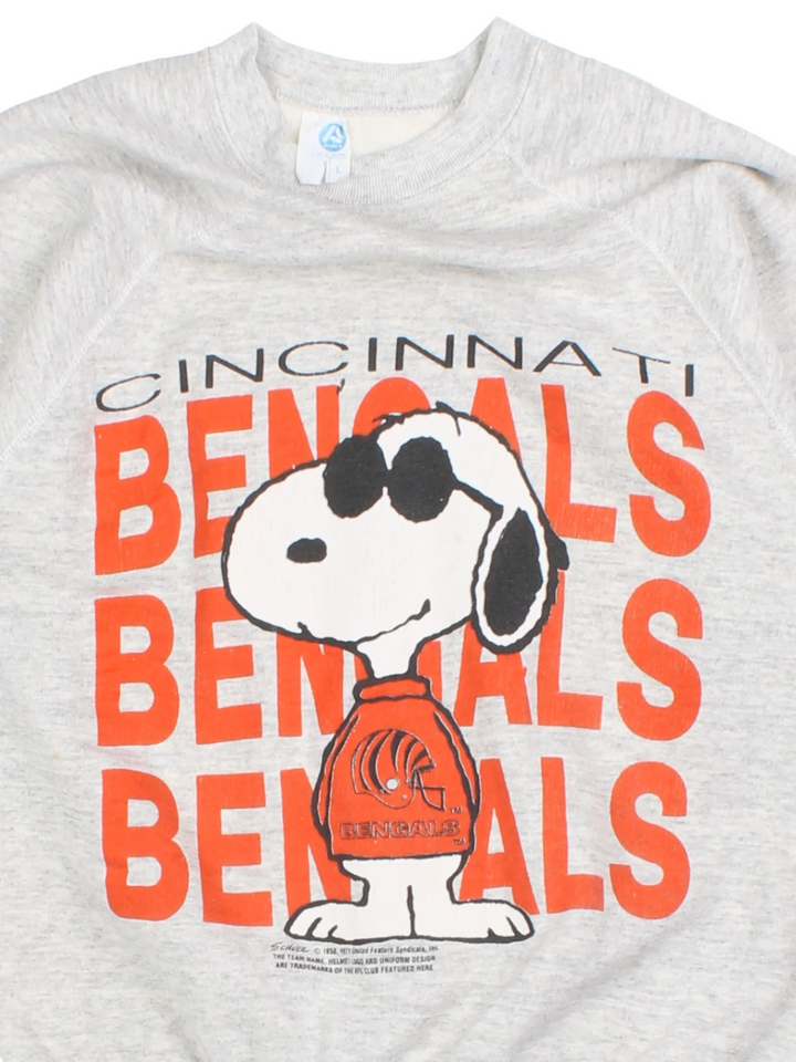 80's Cincinnati Bengals x Snoopy Sweatshirt (Size S)