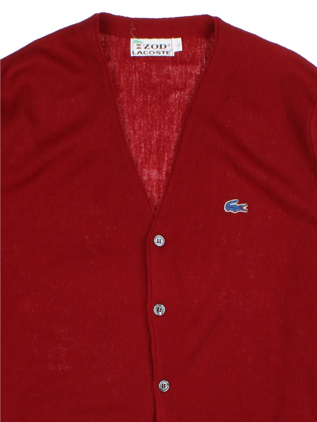 90's Lacoste V-Neck Jumper (Size M)