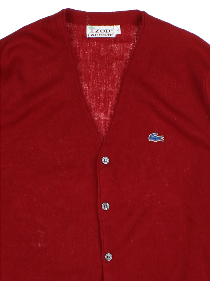 90's Lacoste V-Neck Jumper (Size M)