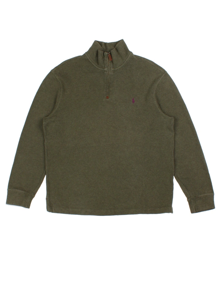 Ralph Lauren 1/4 Zip Jumper (Size L)
