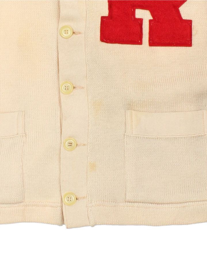 80's Varsity R Cardigan (Size L)