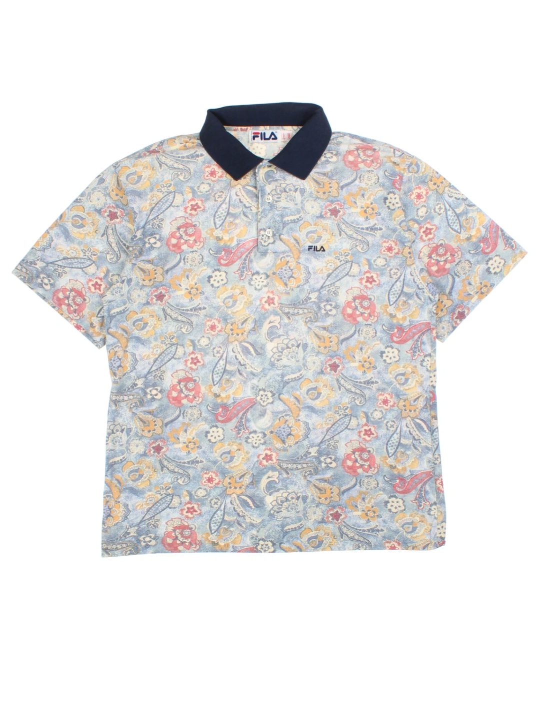 Fila Paisley Polo Shirt (Size L)