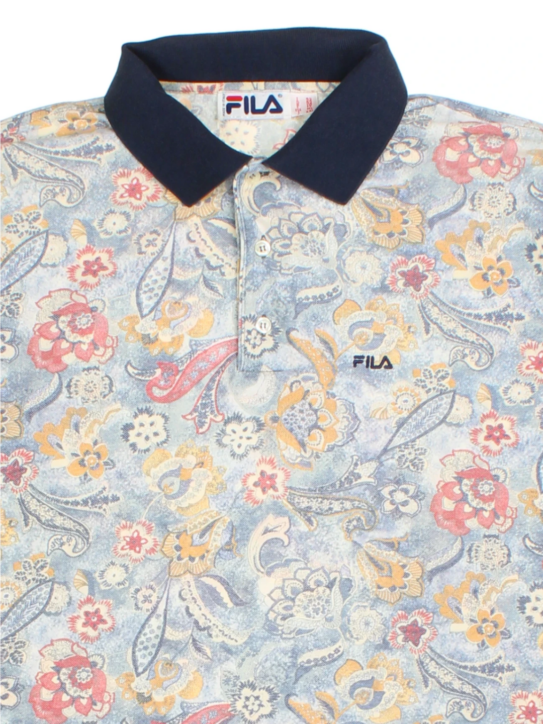Fila Paisley Polo Shirt (Size L)