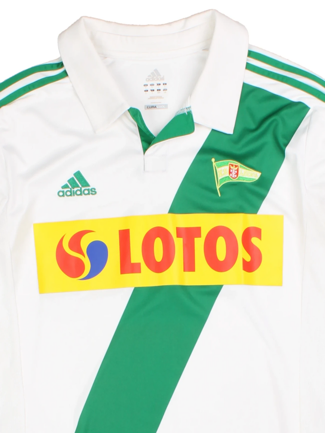 12-13 Adidas Lechia Gdańsk Home Football Shirt (Size L)