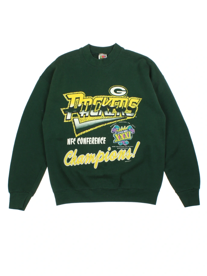 90s Green Bay Packers Sweatshirt (Size M)