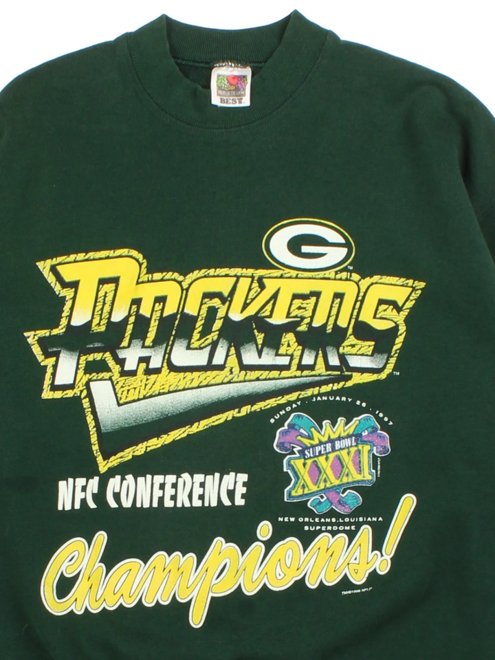 90s Green Bay Packers Sweatshirt (Size M)