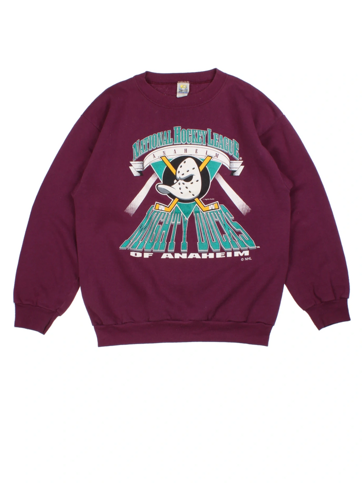90's NHL Mighty Ducks of Anaheim Sweatshirt (Size L)