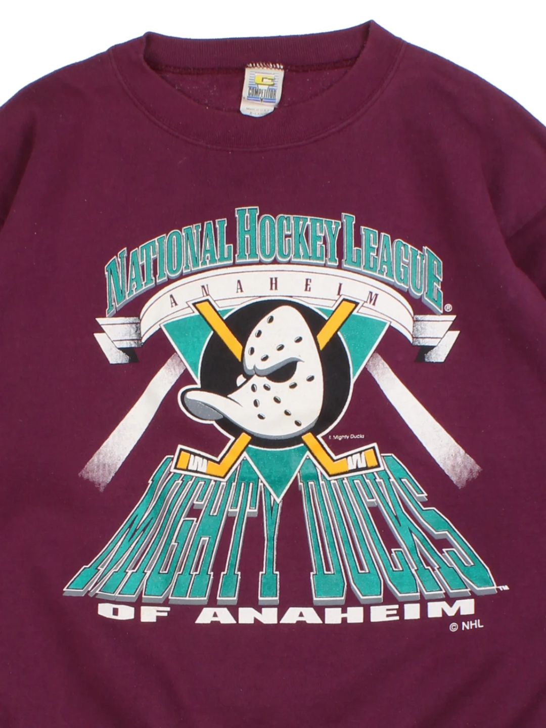 90's NHL Mighty Ducks of Anaheim Sweatshirt (Size L)