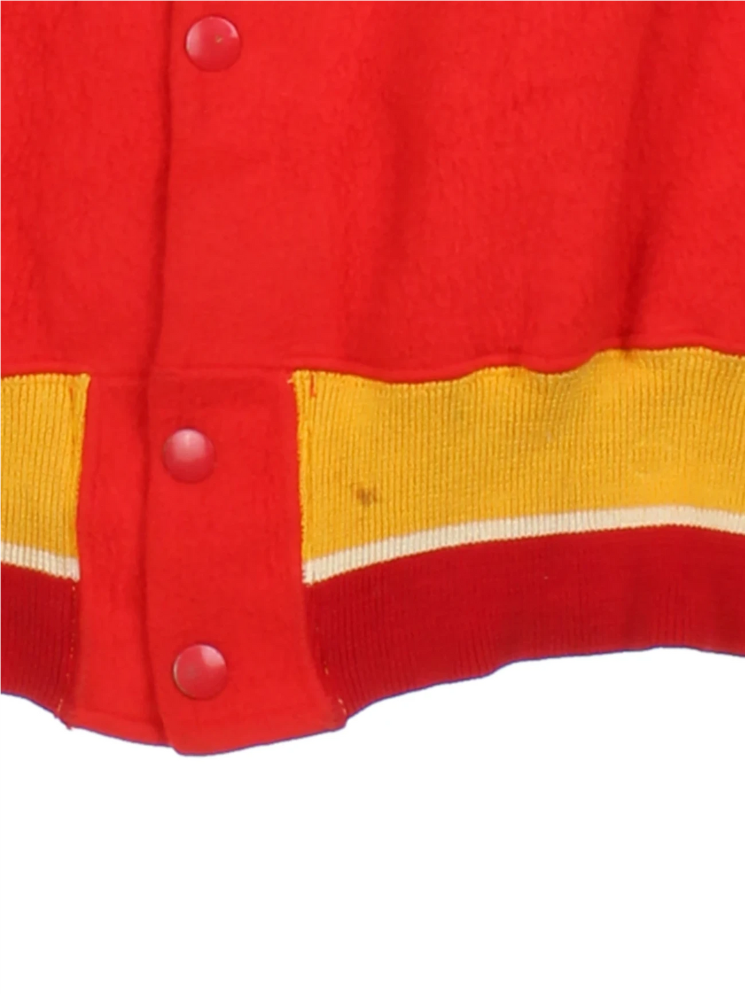 70's Short Sleeve Indians Varsity Jacket (Size M)