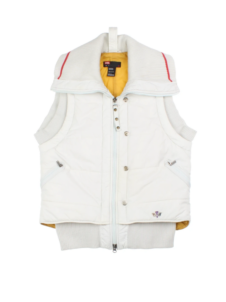Y2K Diesel Puffer Gilet (Size XS)