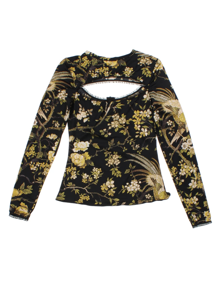 Y2K Roberto Cavalli Top (Size M)