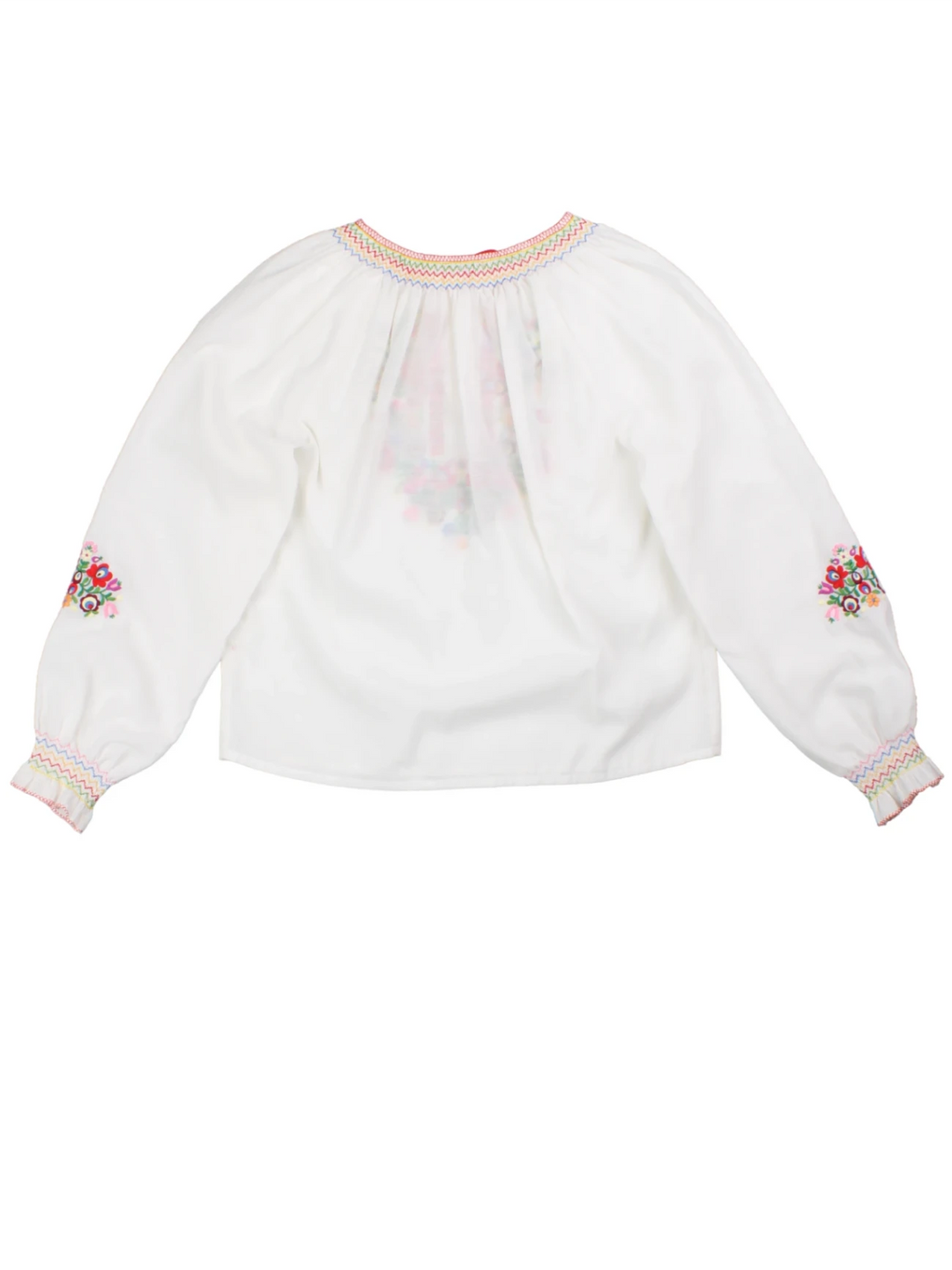 Traditional Hungarian Embroidered Blouse (Size L)