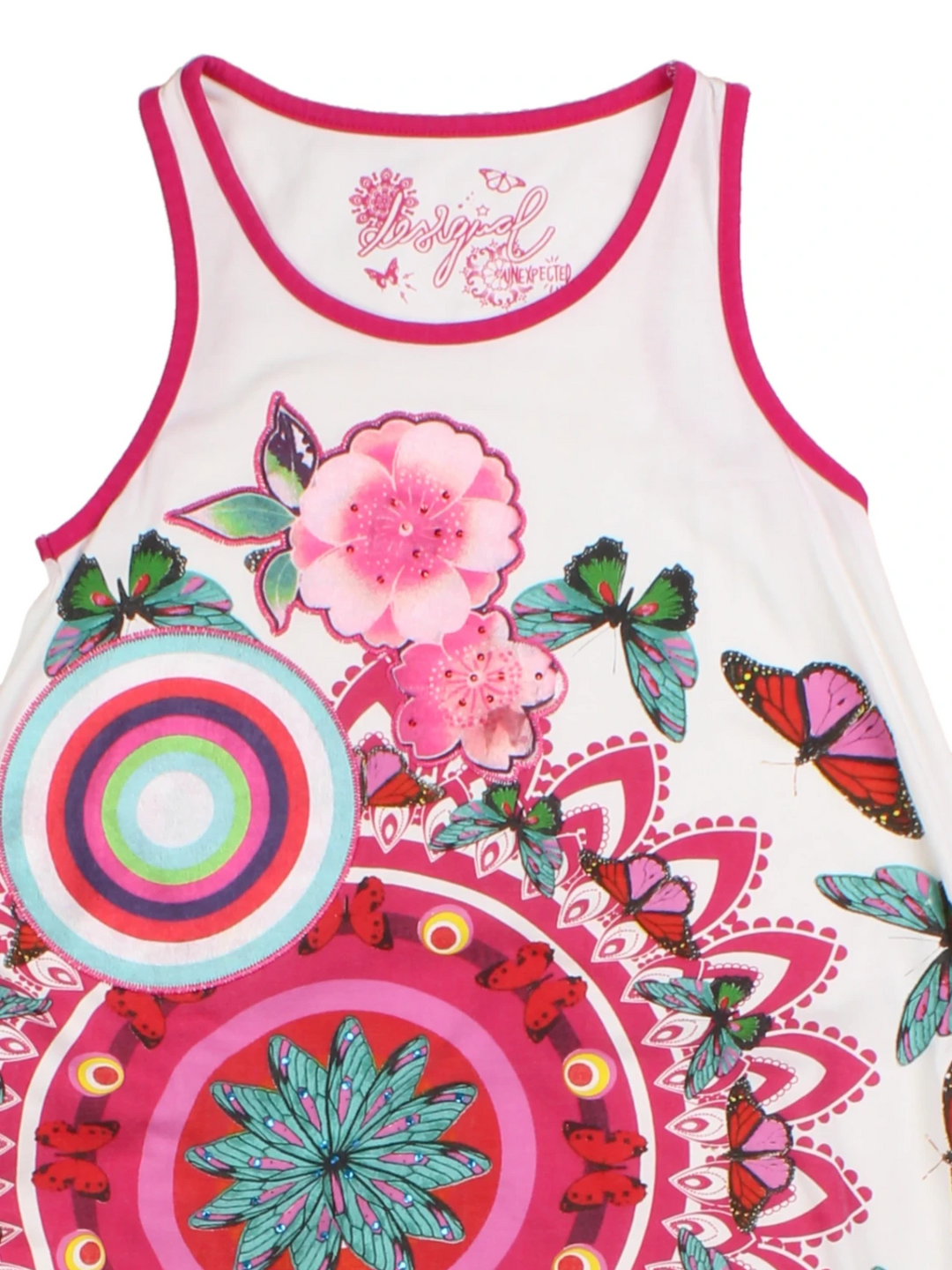 Y2K Desigual Tank Top (Size XS)