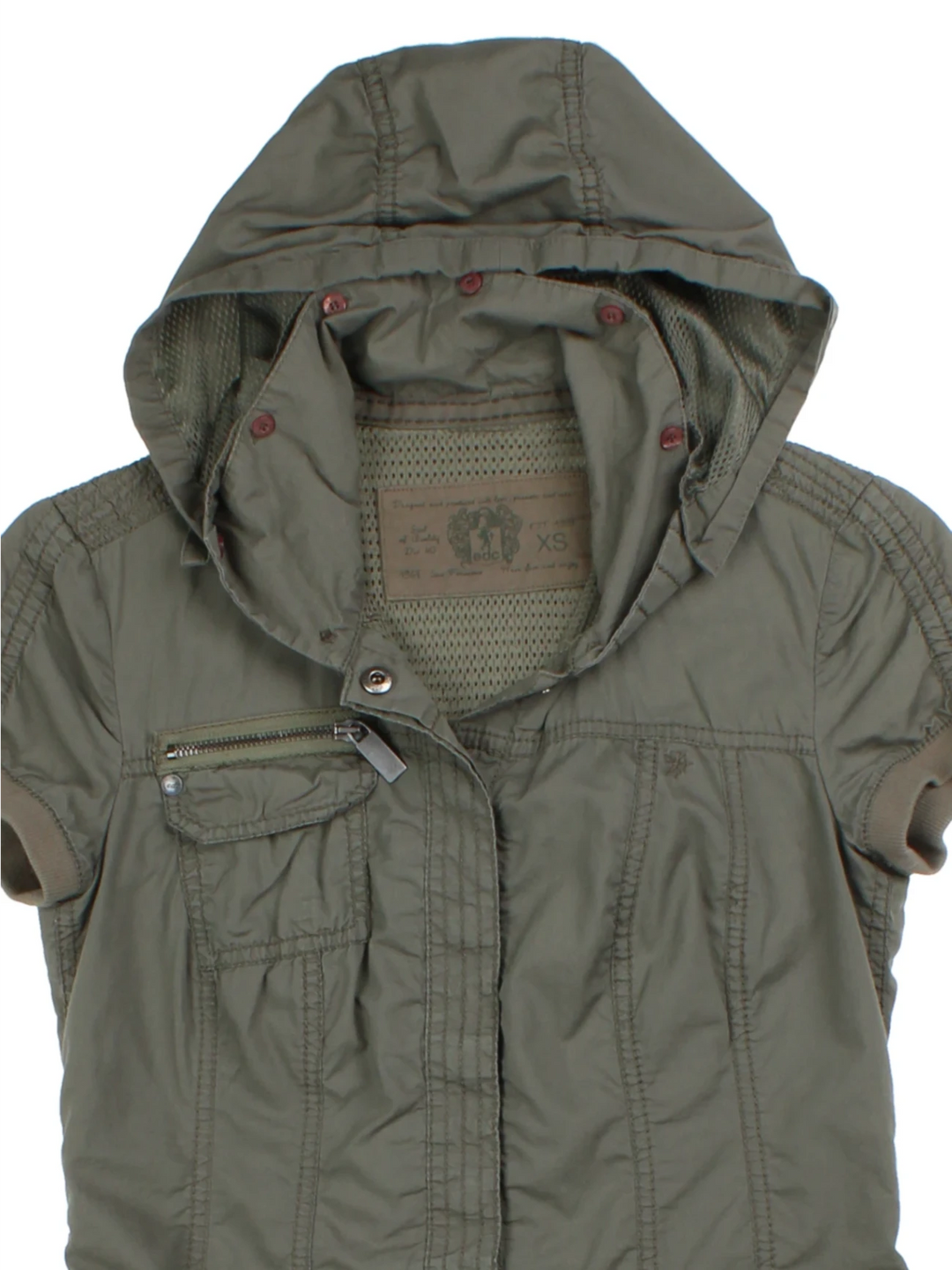 Y2K Hooded Top (Size XS)