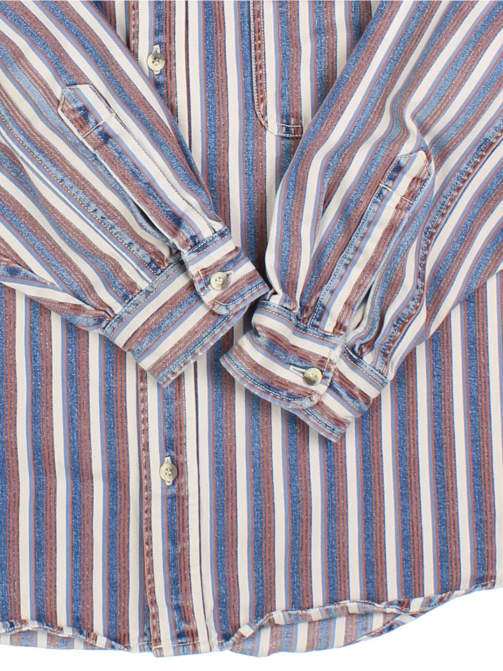 90's Levis Stripe Shirt (Size L)