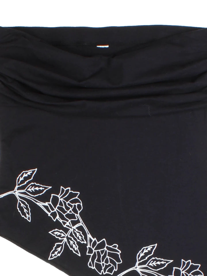 Y2K Asymmetrical Bandeau Top (Size S)