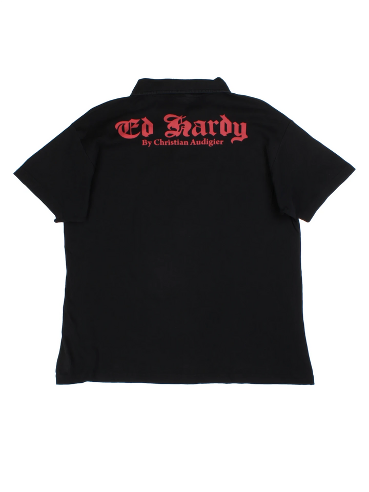 Ed Hardy Polo Shirt (Size L)