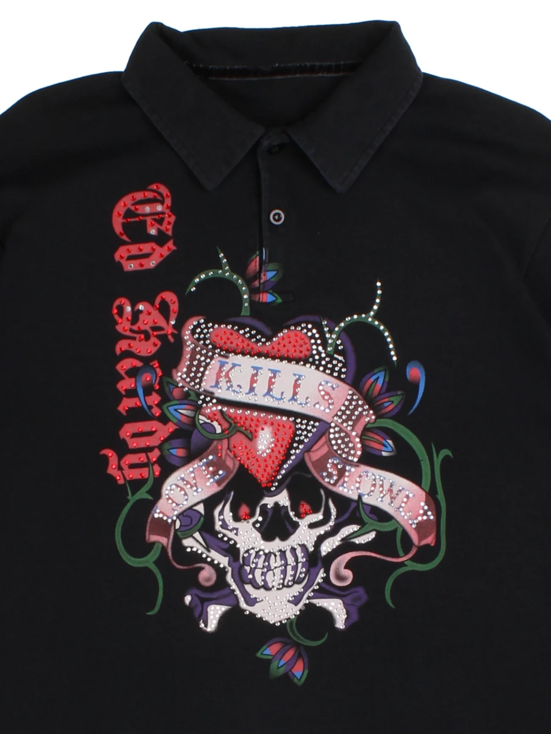 Ed Hardy Polo Shirt (Size L)